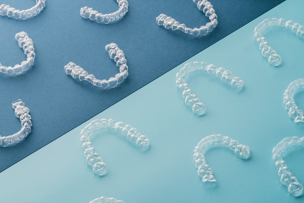 Gouttières d'orthodontie invisible