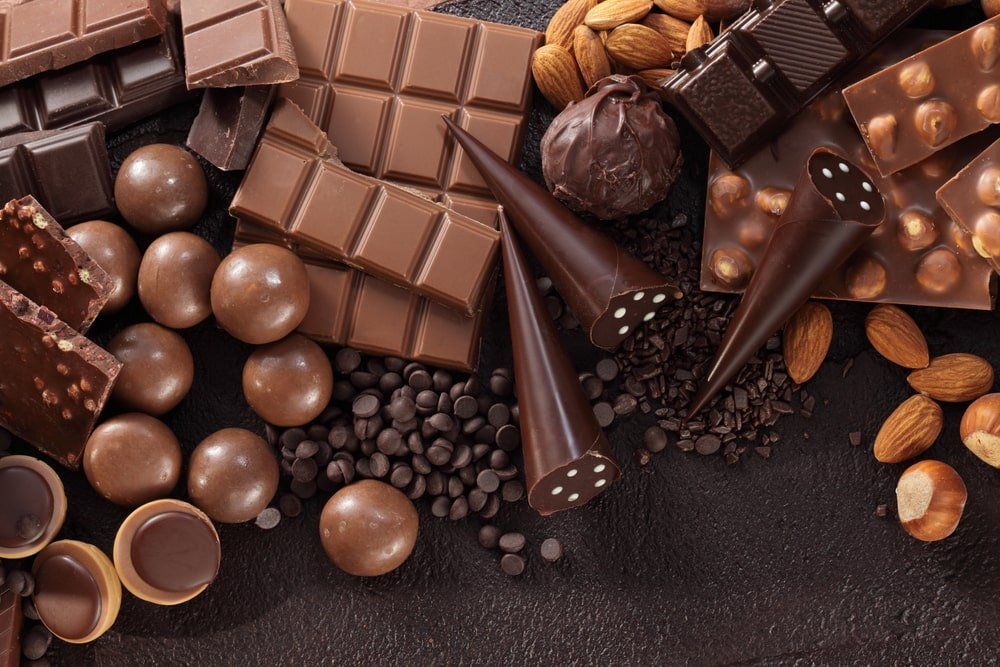 Plusieurs types de chocolat
